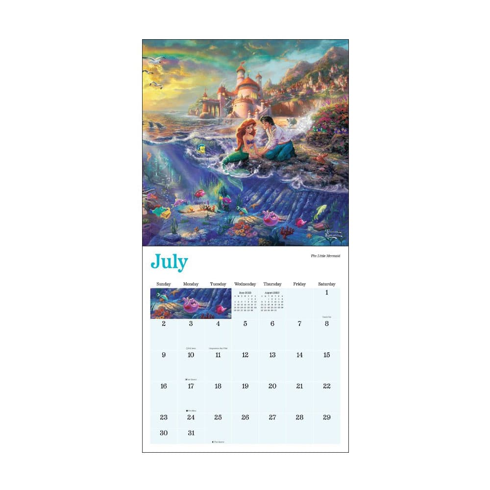 Thomas Kinkade Studios 2023 Deluxe Wall Calendar With Scripture Kinkade 
